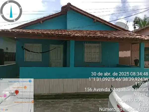 Casa em SANTA CRUZ, AUGUSTO CORREA - PA