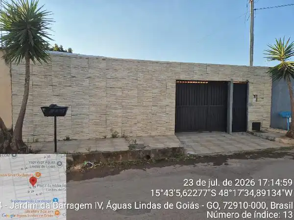 Casa em JARDIM DA BARRAGEM IV, AGUAS LINDAS DE GOIAS - GO