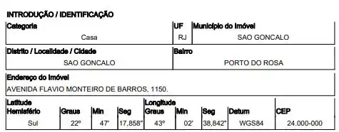 Casa em PORTO DO ROSA, SAO GONCALO - RJ