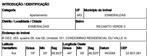 Apartamento em VALE DAS ESMERALDAS 2 (MELO VIANA), ESMERALDAS - MG