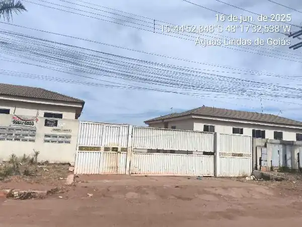 Apartamento em PARQUE DA BARRAGEM SETOR 11, AGUAS LINDAS DE GOIAS - GO