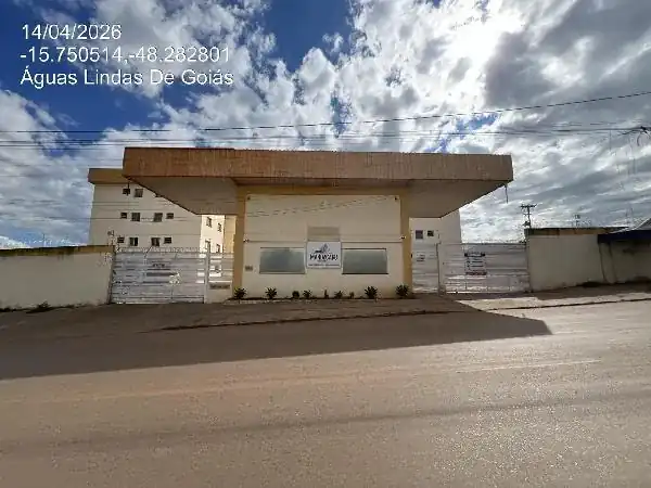 Apartamento em PARQUE DA BARRAGEM SETOR 12, AGUAS LINDAS DE GOIAS - GO
