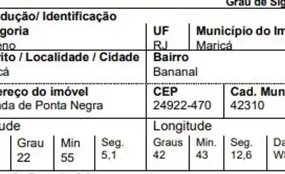 Terreno em MARICA - RJ
