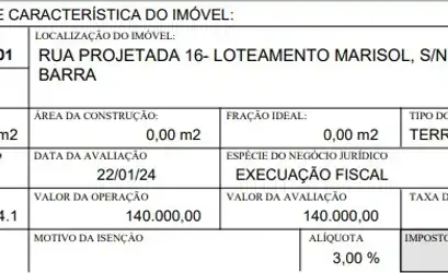 Terreno em SIRINHAEM - PE