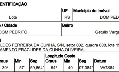 Terreno em DOM PEDRITO - RS
