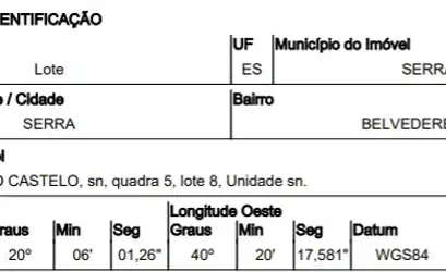 Terreno em SERRA - ES